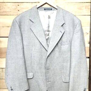 Franco Tassi Made in Canada Men's Sz 44S Premium Quality Suit Blazer Jacket